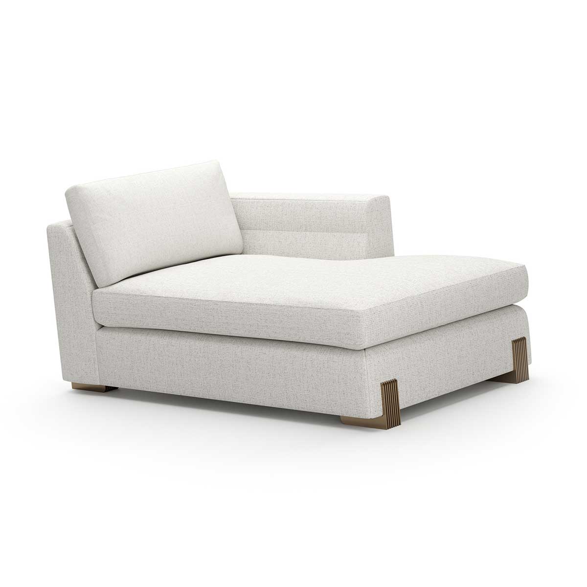 Counter Balance Sectional – Right Arm Chaise | Caracole Spring 2025 Introduction | Elegant Contemporary Luxury Exclusive Designer Furniture