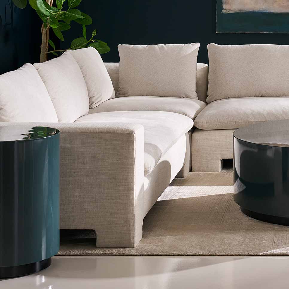 Devon Sectional | Caracole Spring 2025 Collection | Elegant Contemporary Luxury Exclusive Designer Furniture