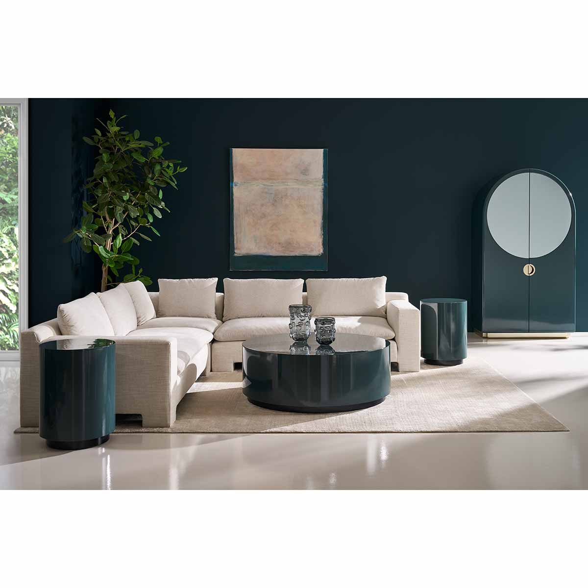 Devon Sectional | Caracole Spring 2025 Collection | Elegant Contemporary Luxury Exclusive Designer Furniture
