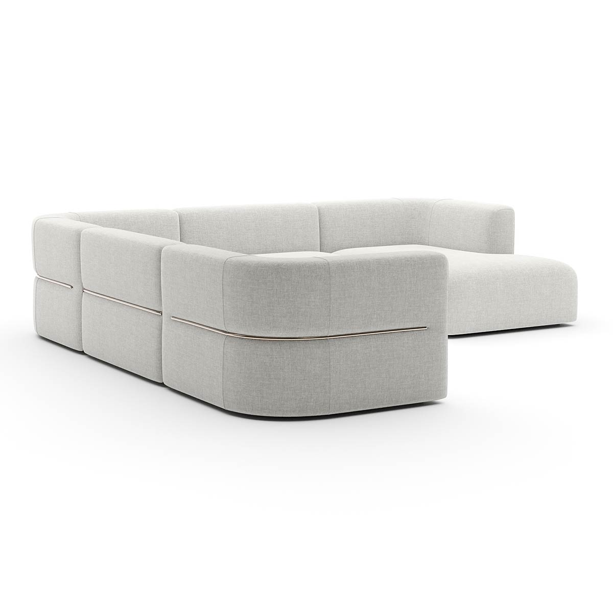 Rhythm Sectional Sofa | Caracole Spring 2025 Collection | Elegant Contemporary Luxury Exclusive Designer Furniture