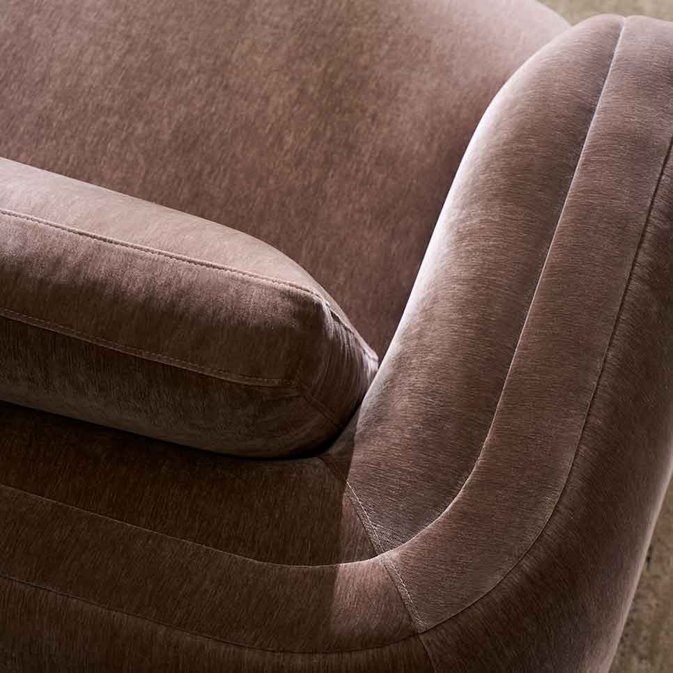 Overlap Sectional Dark Taupe | Caracole Spring 2025 Collection | Elegant Contemporary Luxury Exclusive Designer Furniture