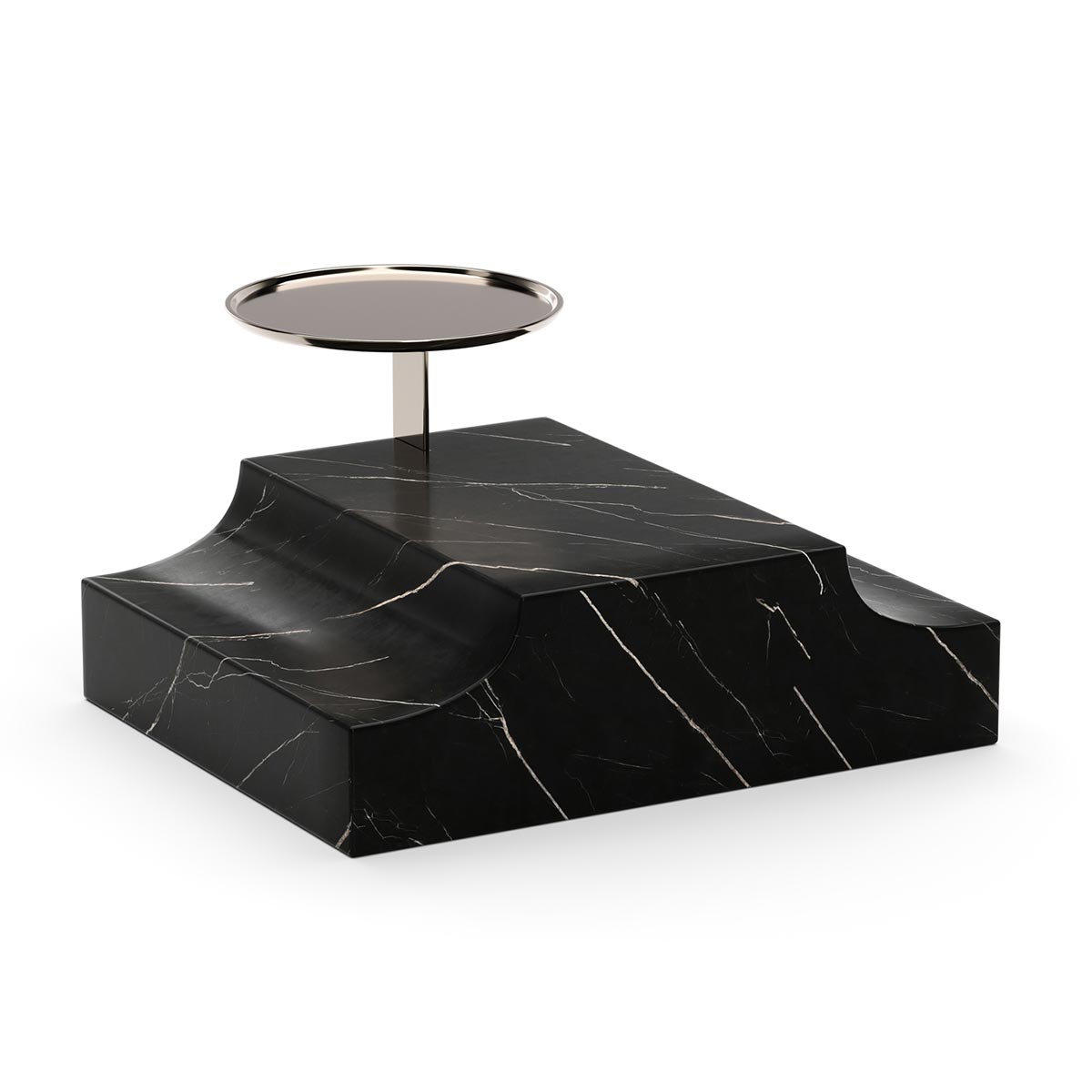 Overlap Sectional – In Line Wedge Dark | Caracole Spring 2025 Collection | Elegant Contemporary Luxury Exclusive Designer Furniture