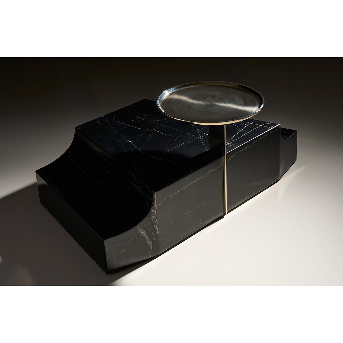 Overlap Sectional – Angle Wedge Dark | Caracole Spring 2025 Collection | Elegant Contemporary Luxury Exclusive Designer Furniture