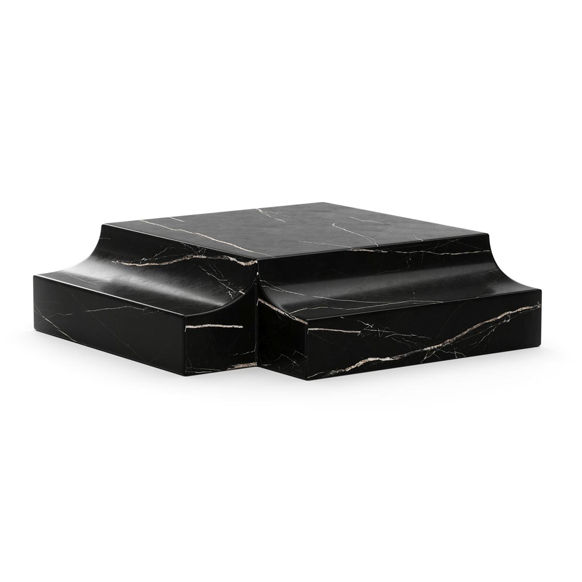 Overlap Sectional – Corner Wedge Dark | Caracole Spring 2025 Collection | Elegant Contemporary Luxury Exclusive Designer Furniture