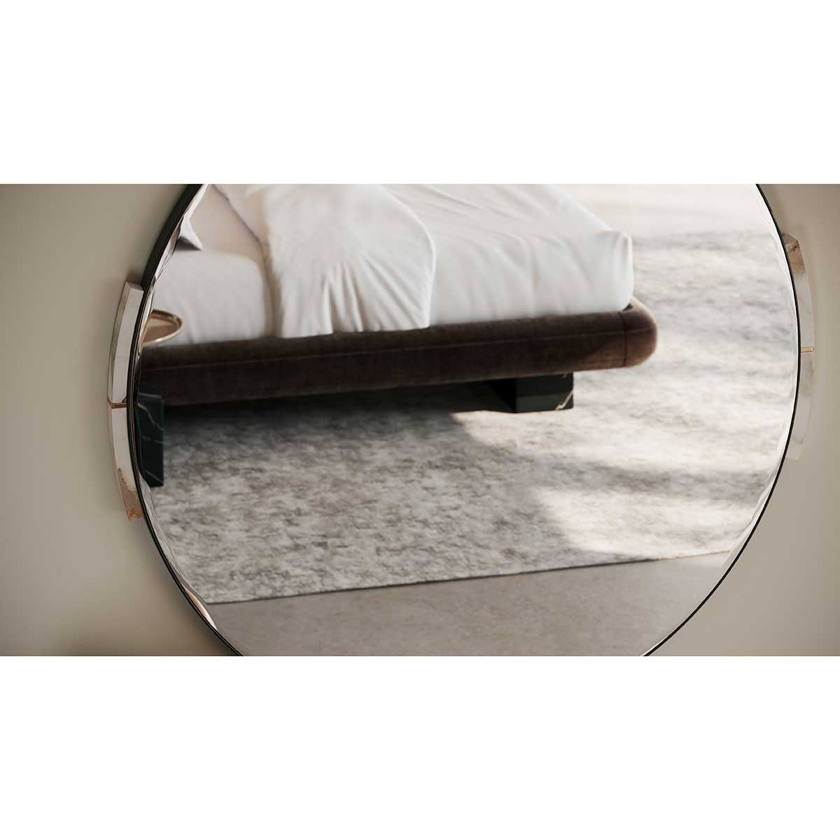 Overlap Wall Mirror Dark | Caracole Spring 2025 Collection | Elegant Contemporary Luxury Exclusive Designer Furniture