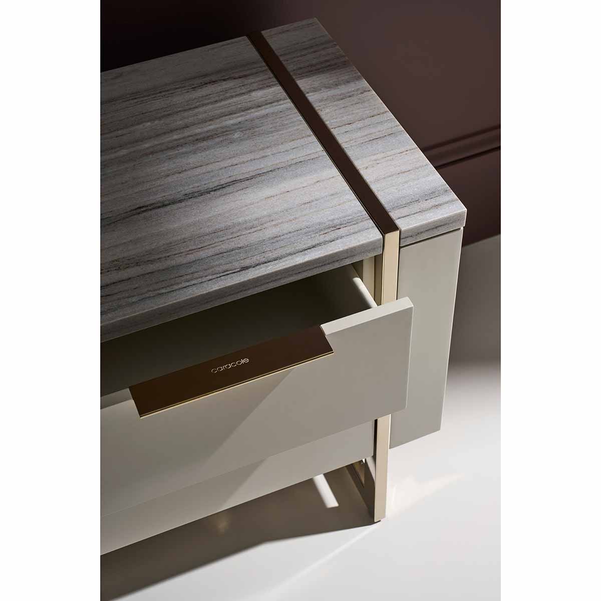 Wish You Were Here Nightstand | Caracole Spring 2025 Collection | Elegant Contemporary Luxury Exclusive Designer Furniture