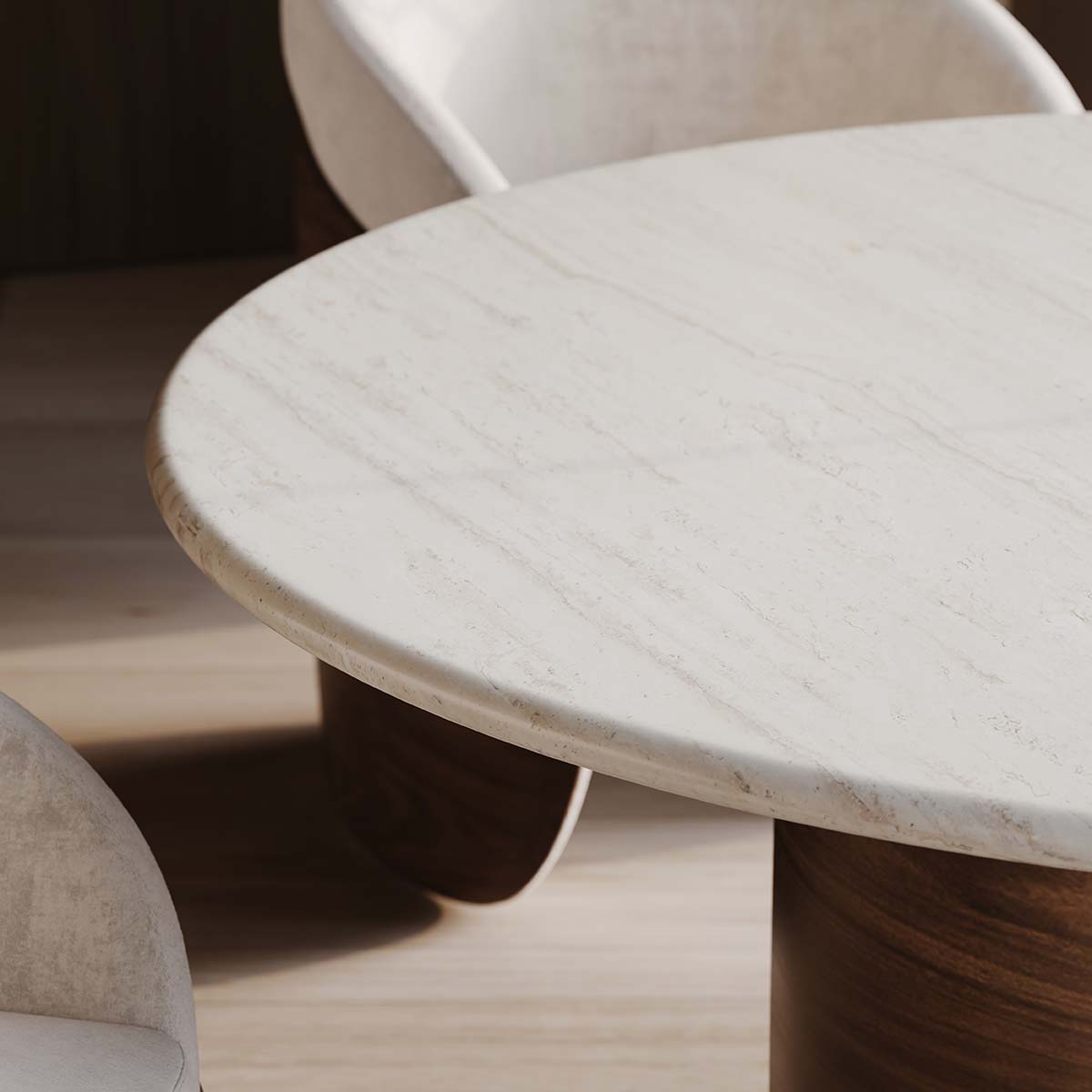 Fleur Dining Table | Caracole Spring 2025 Collection | Elegant Contemporary Luxury Exclusive Designer Furniture