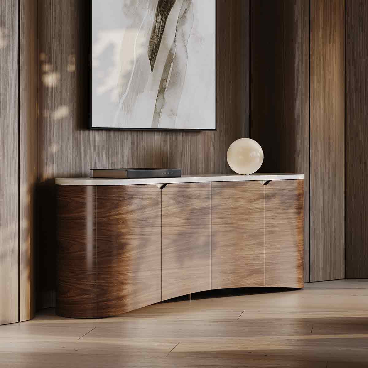 Fleur Sideboard | Caracole Spring 2025 Collection | Elegant Contemporary Luxury Exclusive Designer Furniture