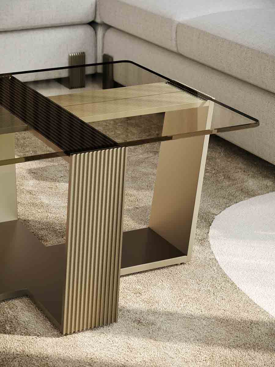 Counter Balance Cocktail Table | Caracole Spring 2025 Collection | Elegant Contemporary Luxury Exclusive Designer Furniture