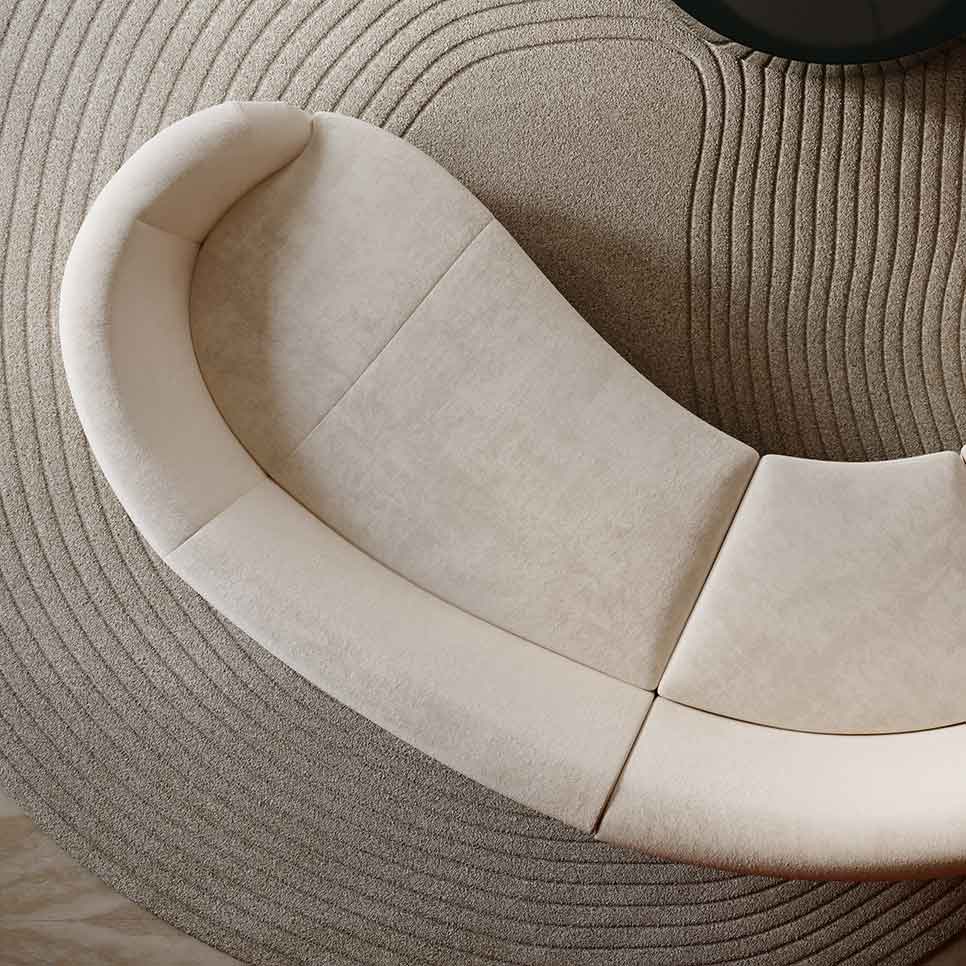 Three’s Company Sectional Sofa | Caracole Classic Collection | Elegant Contemporary Luxury Exclusive Designer Furniture