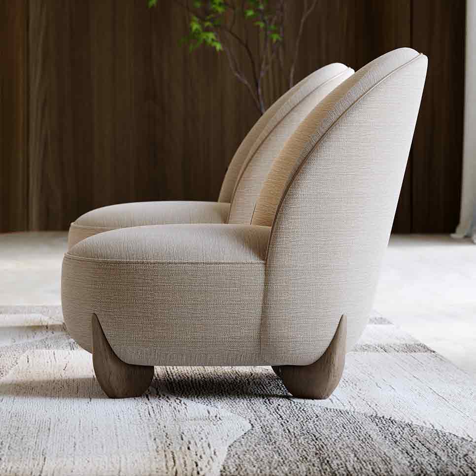 Seta Chair | Caracole Spring 2025 Collection | Elegant Contemporary Luxury Exclusive Designer Furniture