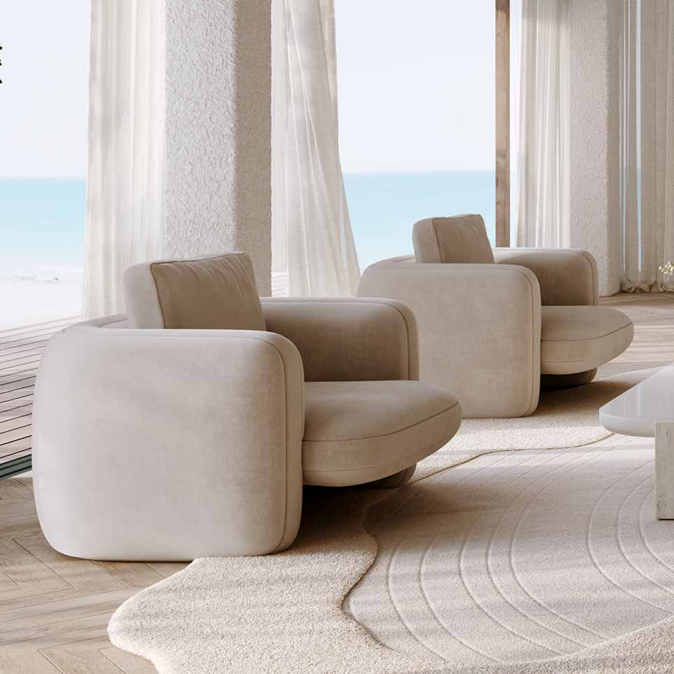 Overlap Chair | Caracole Spring 2025 Collection | Elegant Contemporary Luxury Exclusive Designer Furniture