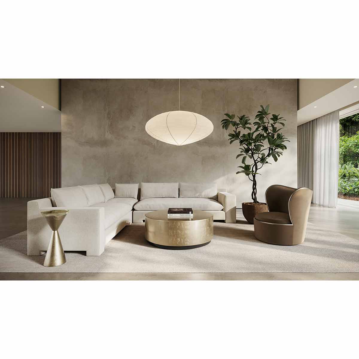 Devon Sectional | Caracole Spring 2025 Collection | Elegant Contemporary Luxury Exclusive Designer Furniture