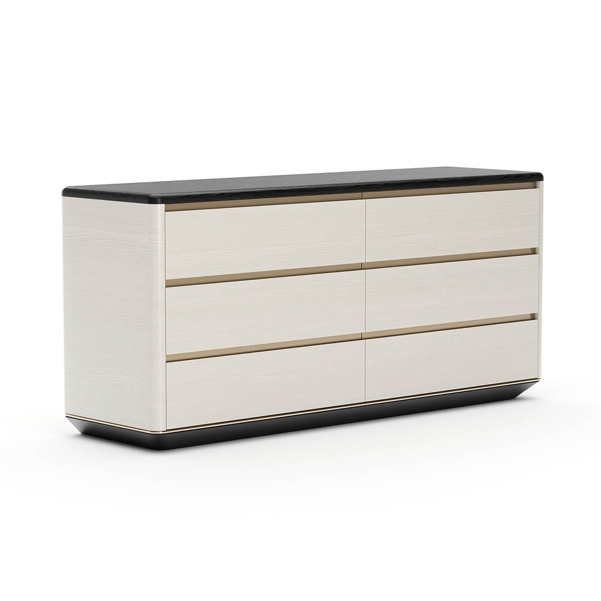 Madera Plinth Dresser – Opal | Caracole Fall 2025 | Elegant Contemporary Luxury Exclusive Designer Furniture