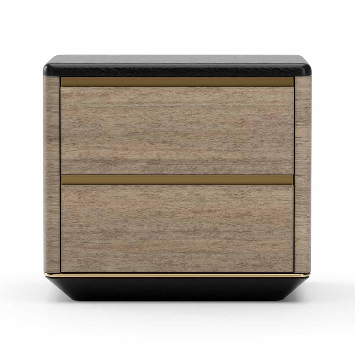 Madera Plinth Nightstand - Chocolate - Image 3