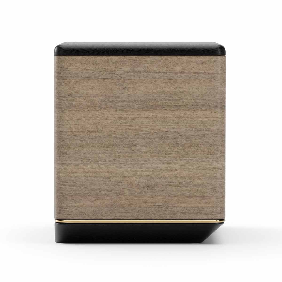 Madera Plinth Nightstand - Chocolate - Image 4