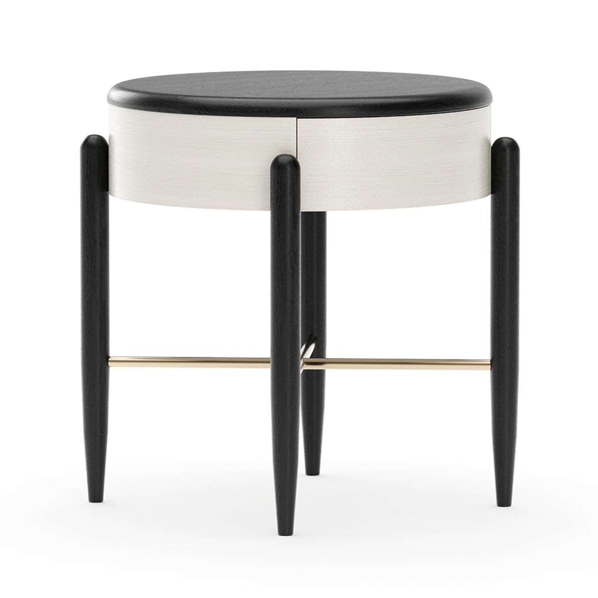 Madera Accent Nightstand – Opal | Caracole Fall 2025 | Elegant Contemporary Luxury Exclusive Designer Furniture