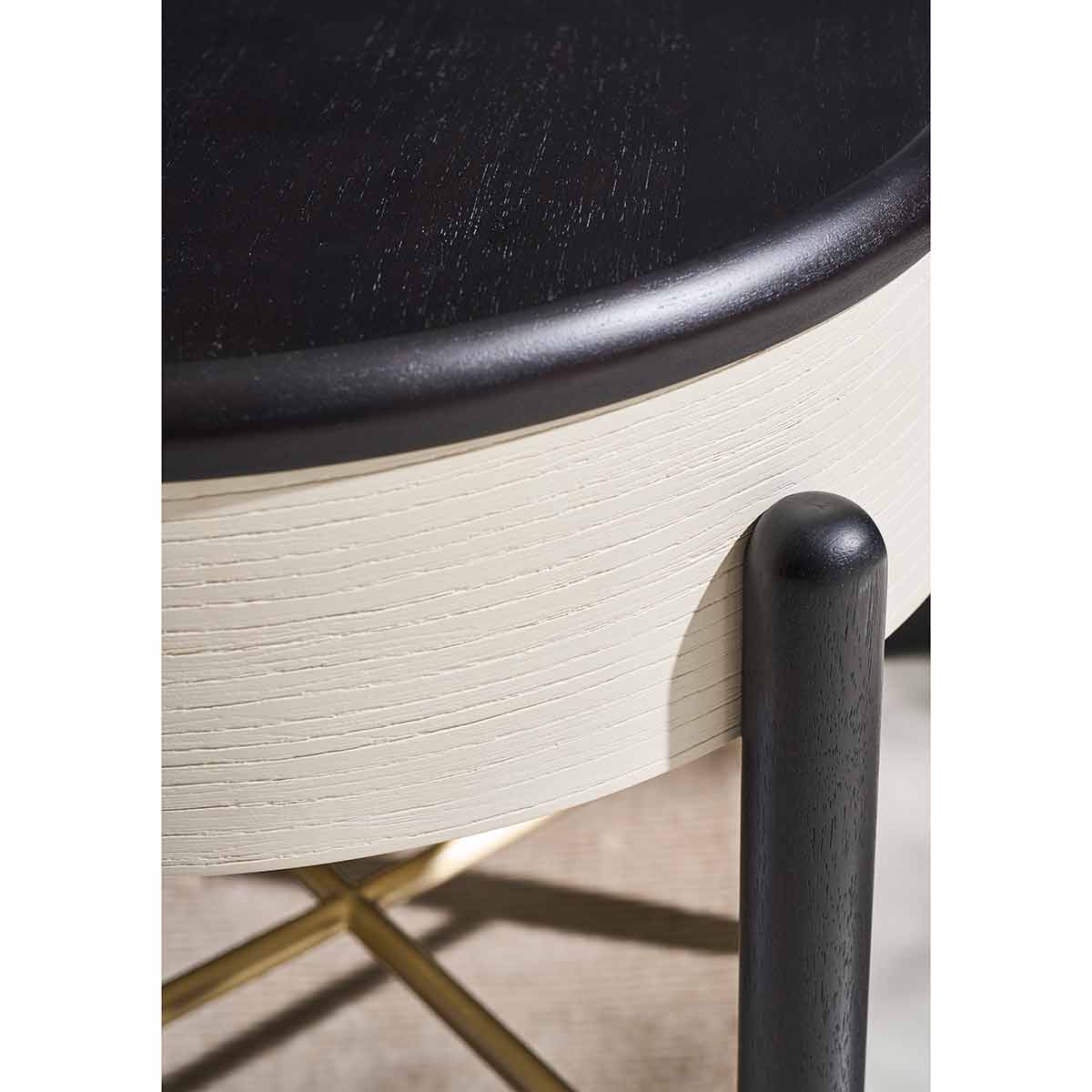 Madera Accent Nightstand – Opal | Caracole Fall 2025 | Elegant Contemporary Luxury Exclusive Designer Furniture