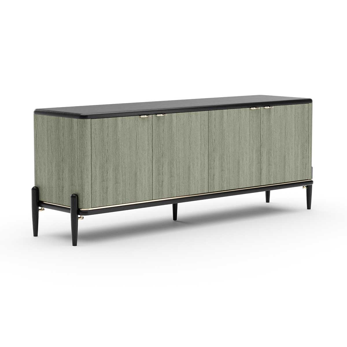 Madera Sideboard – Verdigris | Caracole Fall 2025 | Elegant Contemporary Luxury Exclusive Designer Furniture