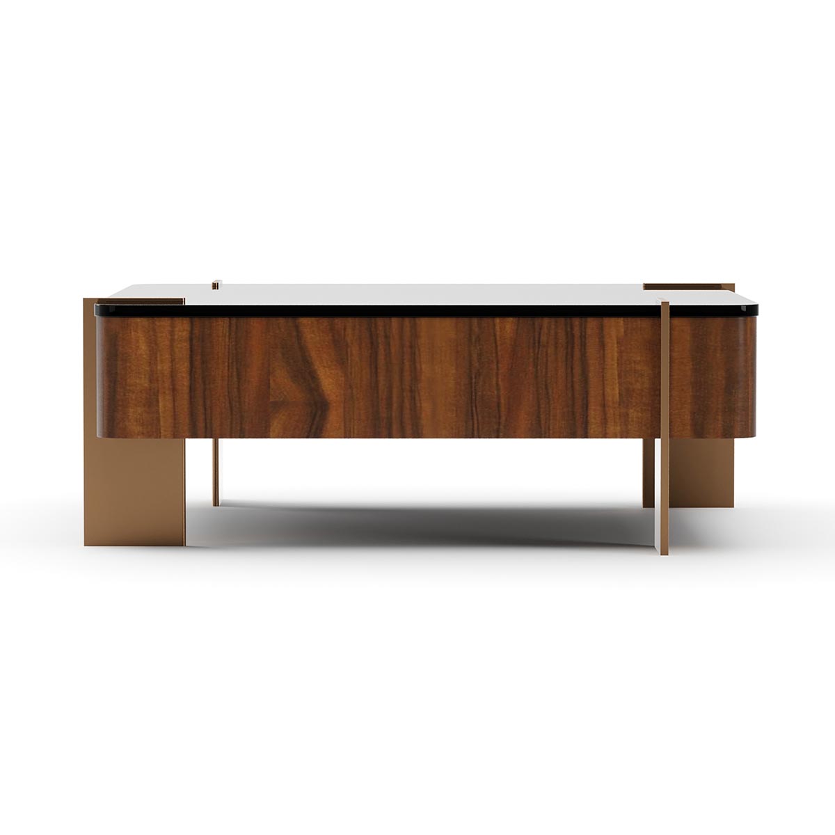 Altura Square Cocktail - Glass Top - Image 3