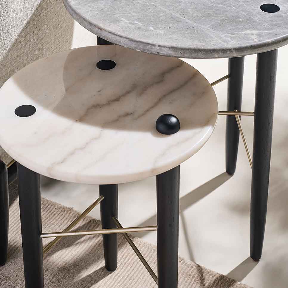 Madera Spot Table | Caracole Fall 2025 | Elegant Contemporary Luxury Exclusive Designer Furniture