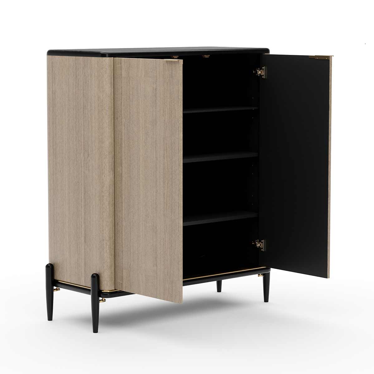 Madera Bar Cabinet - Chocolate - Image 5