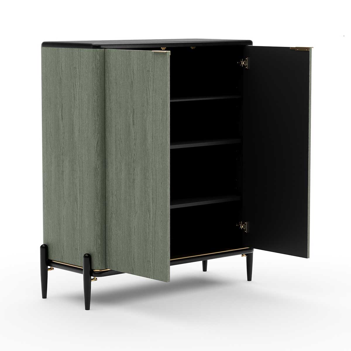 Madera Bar Cabinet - Verdigris - Image 4