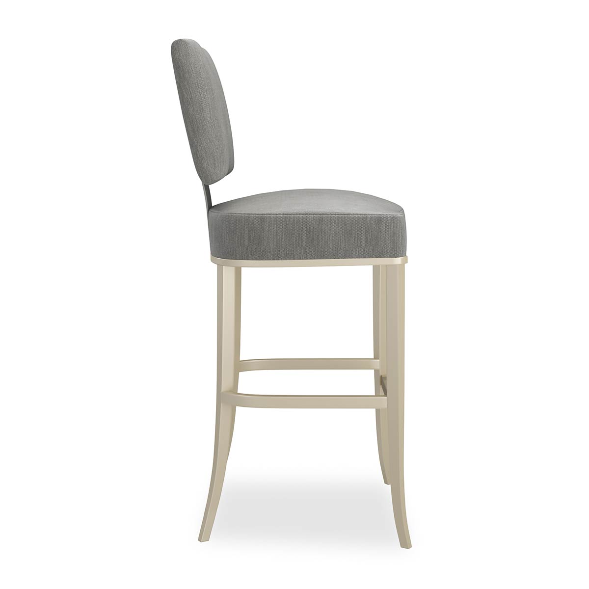 Reserved Seating Bar Stool – Lightly Brushed Chrome - Image 3