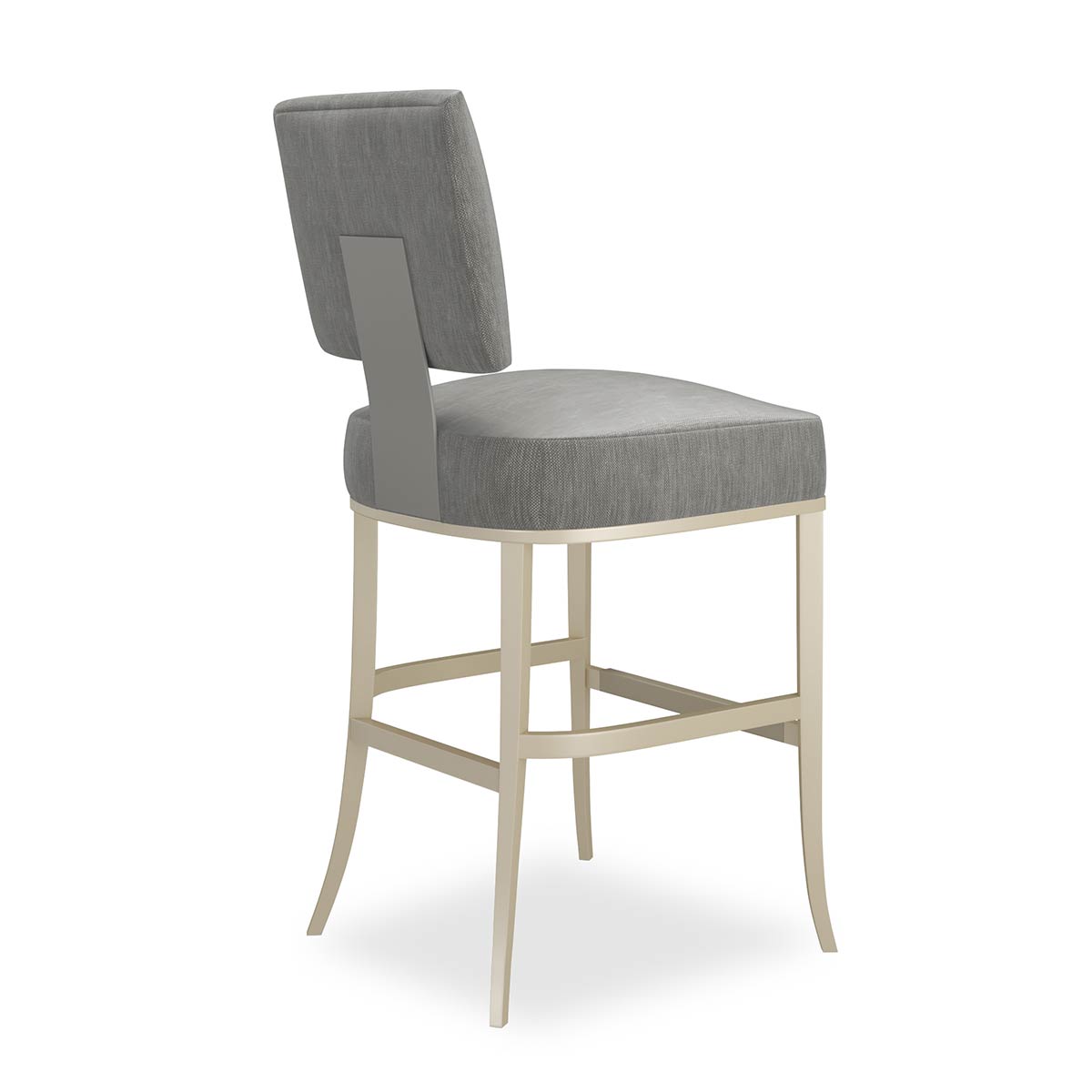 Reserved Seating Counter Stool – Lightly Brushed Chrome - Image 4