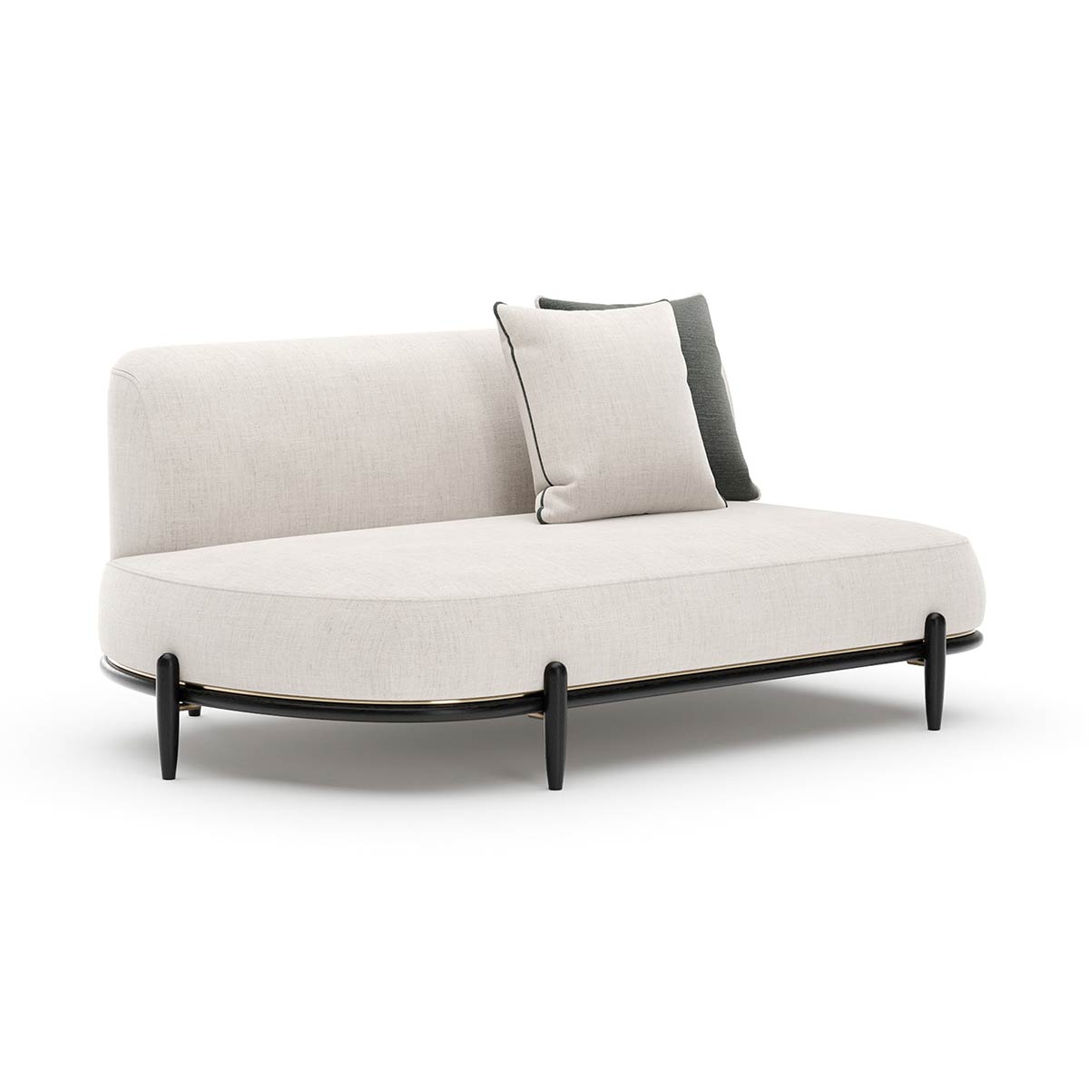 Madera Sectional - Left Bumper | Caracole Fall 2025 | Elegant Contemporary Luxury Exclusive Designer Furniture