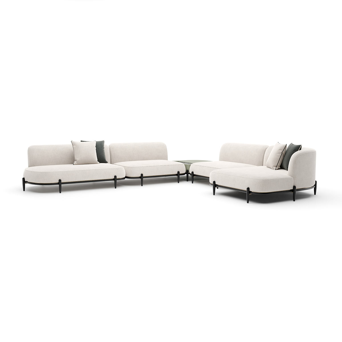 Madera Sectional | Caracole Fall 2025 | Elegant Contemporary Luxury Exclusive Designer Furniture