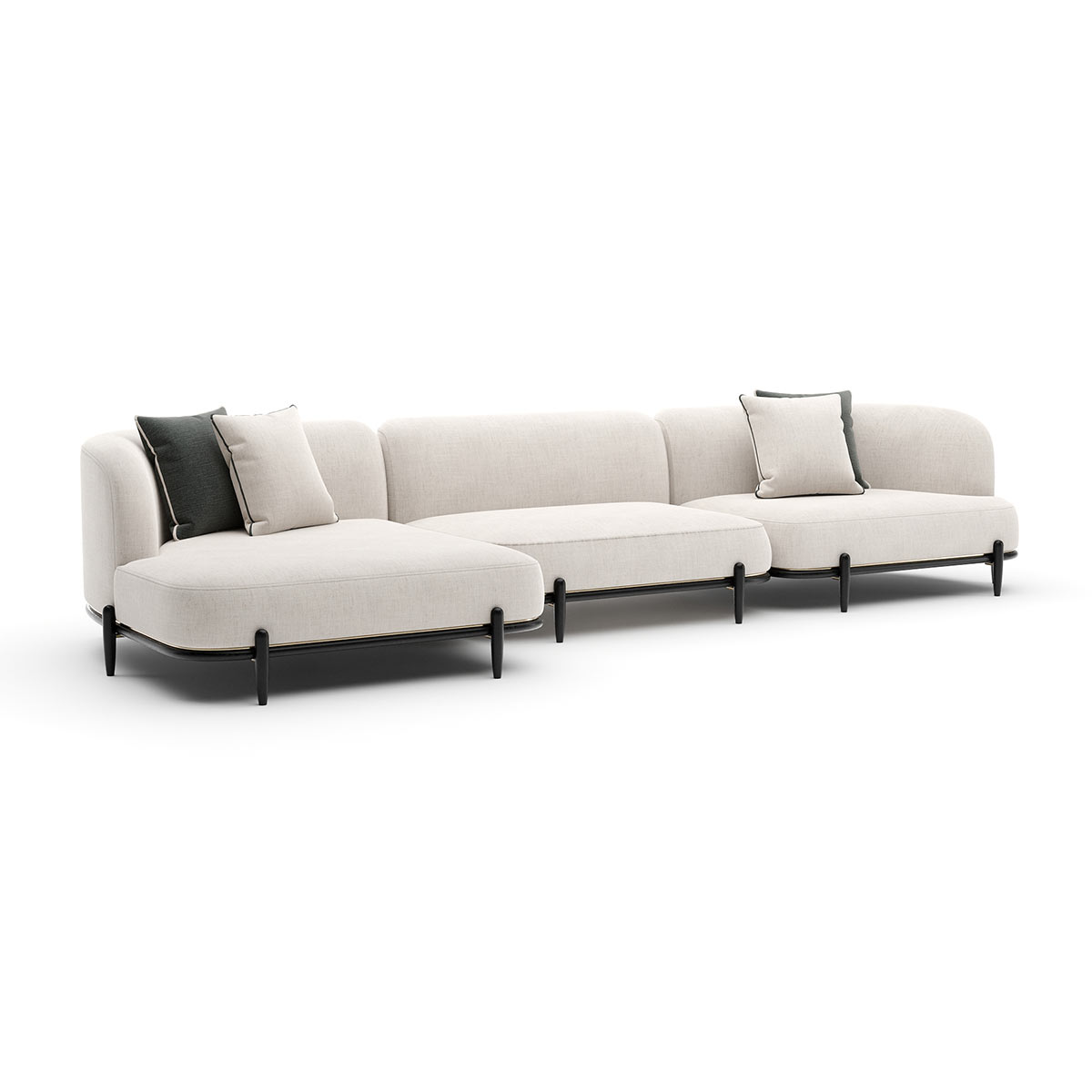 Madera Sectional | Caracole Fall 2025 | Elegant Contemporary Luxury Exclusive Designer Furniture