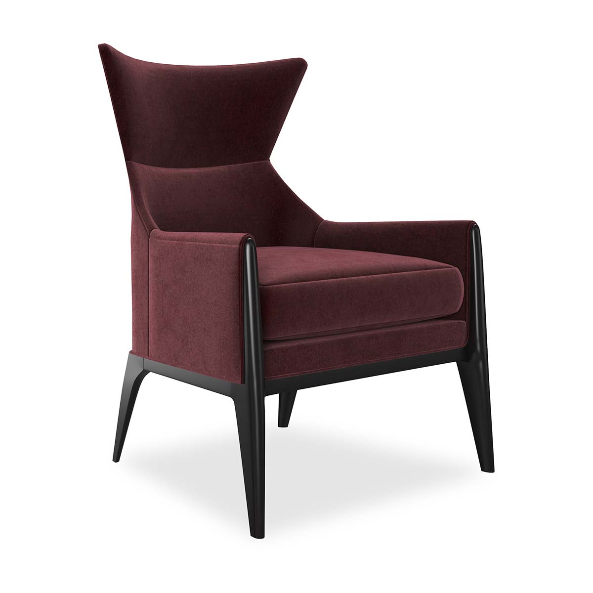 Boundless Chair – Rouge | Caracole Fall 2025 | Elegant Contemporary Luxury Exclusive Designer Furniture