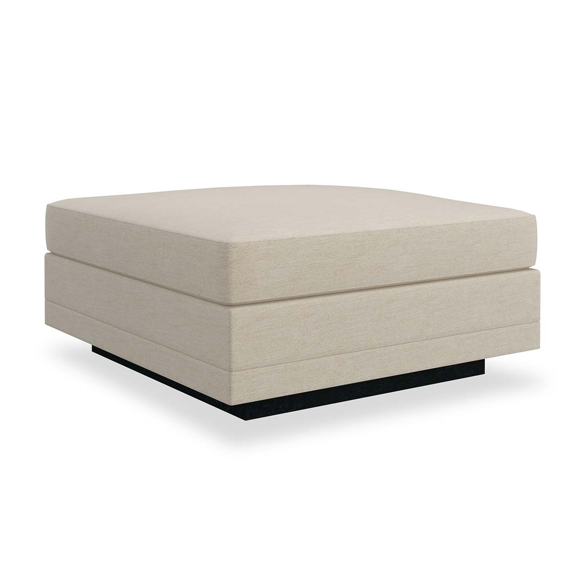 Fusion Ottoman | Caracole Fall 2025 | Elegant Contemporary Luxury Exclusive Designer Furniture
