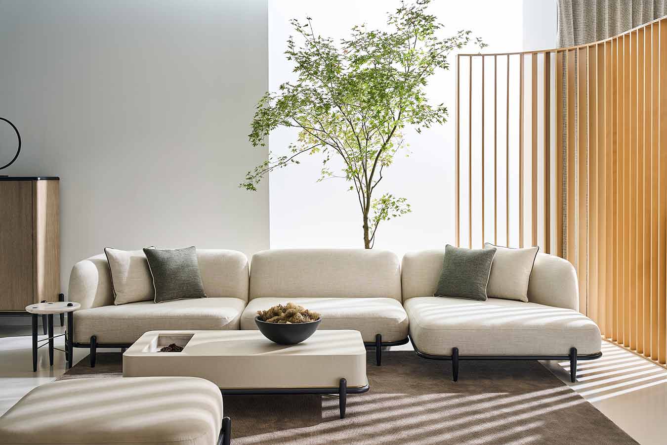 Madera Sectional | Caracole Fall 2025 | Elegant Contemporary Luxury Exclusive Designer Furniture