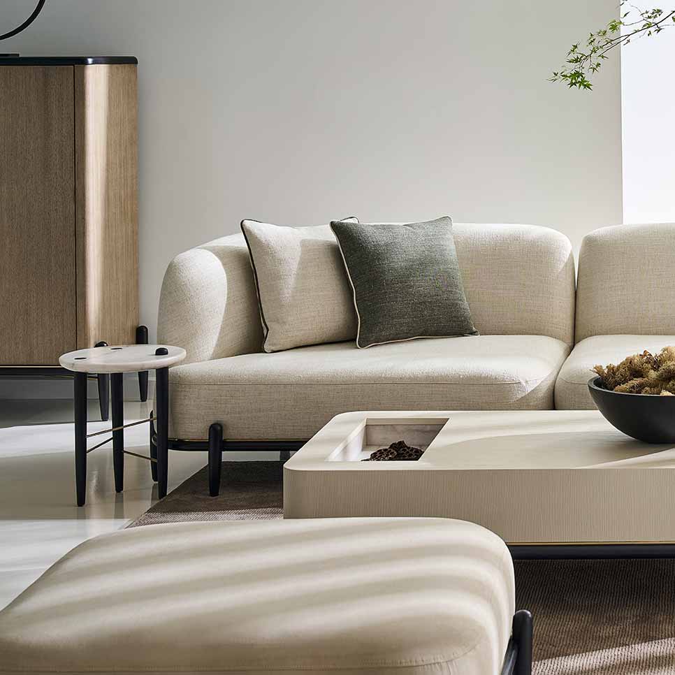 Madera Sectional | Caracole Fall 2025 | Elegant Contemporary Luxury Exclusive Designer Furniture