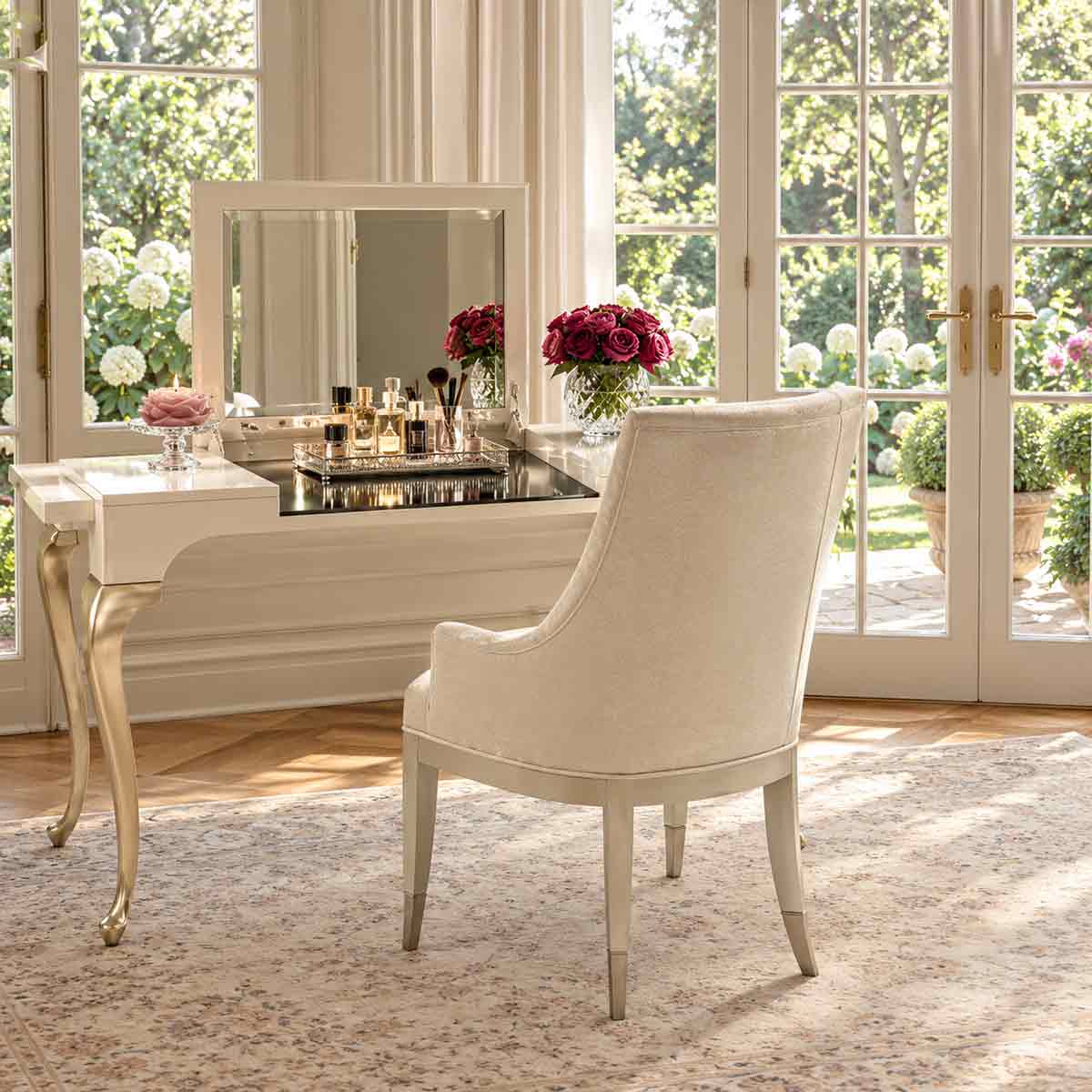 French Lines Desk/Dressing Table | Contemporary Luxury Exclusive Designer Furniture