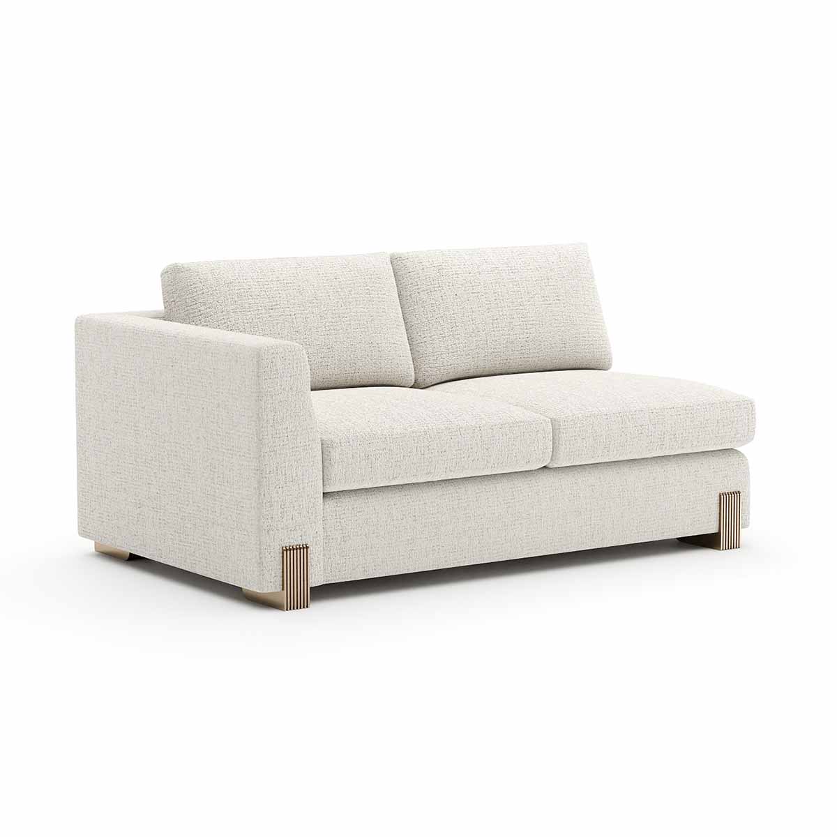 Counter Balance Sectional Loveseat | Caracole Spring 2025 Collection | Elegant Contemporary Luxury Exclusive Designer Furniture