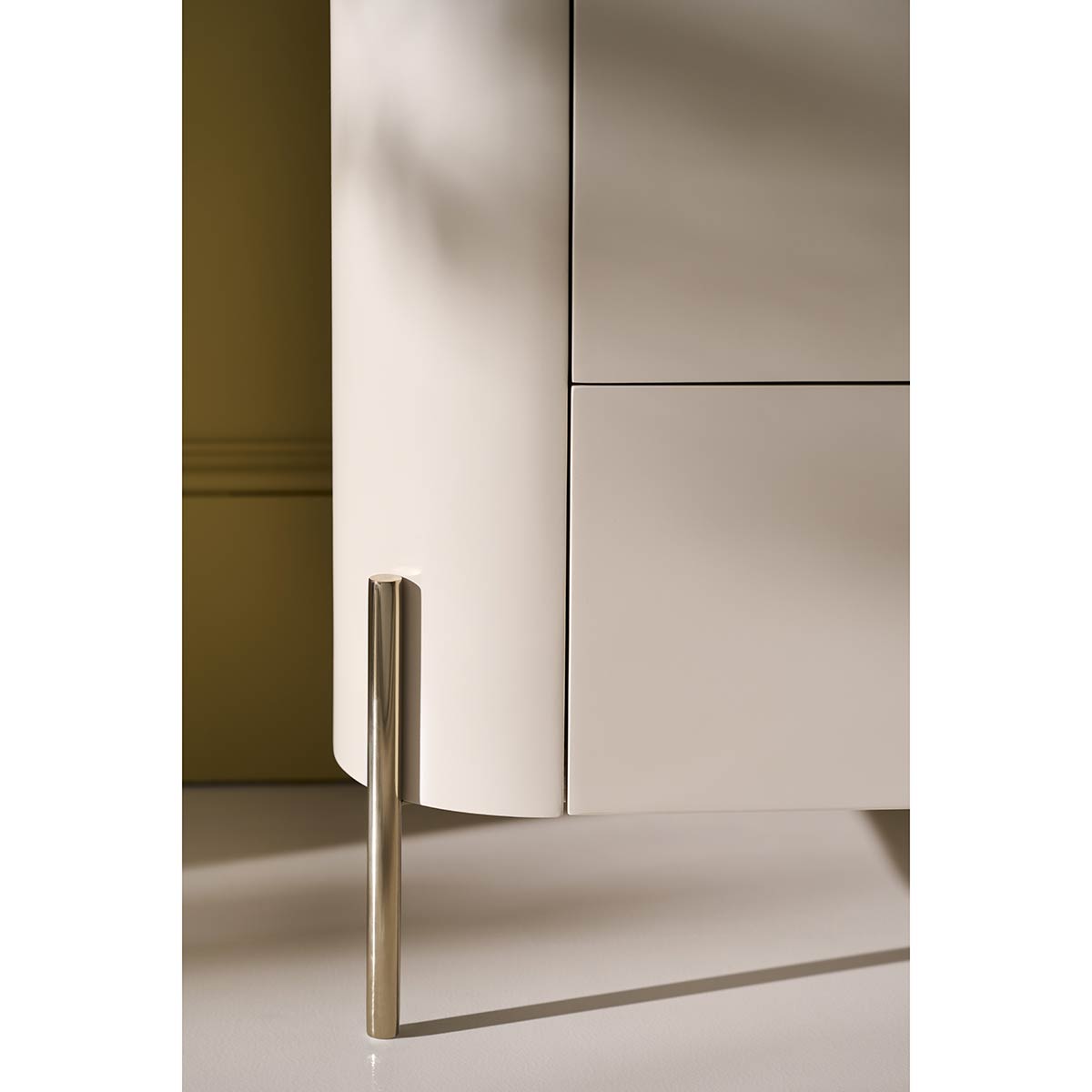 Atom Dresser Latte – Small | Caracole Spring 2026 | Elegant Contemporary Luxury Exclusive Designer Furniture
