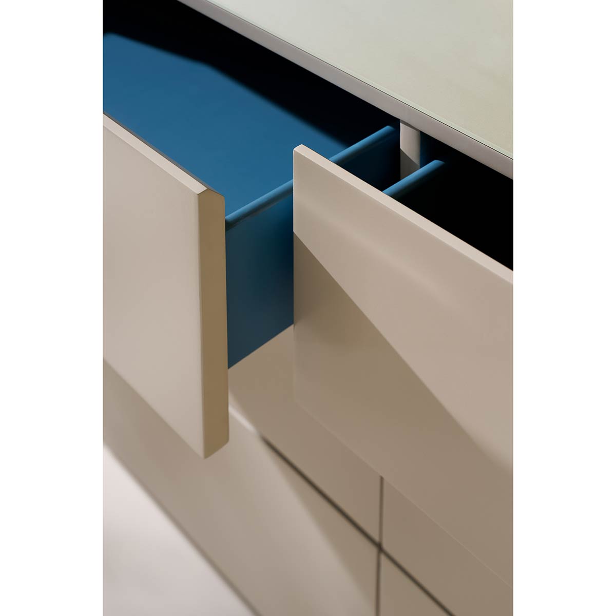 Atom Dresser Latte – Small | Caracole Spring 2026 | Elegant Contemporary Luxury Exclusive Designer Furniture