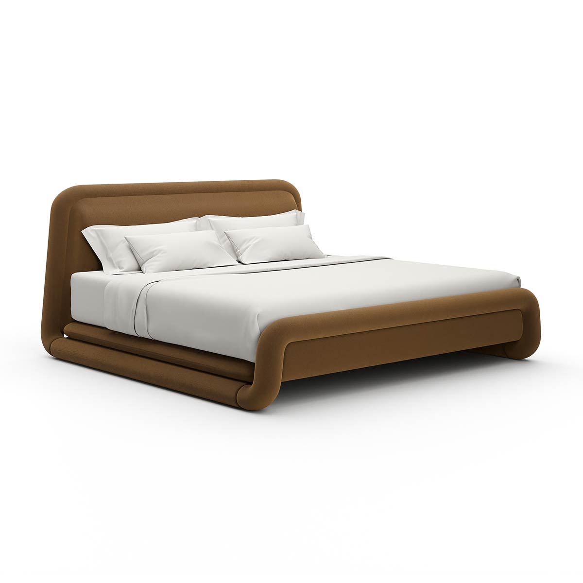 Bold Bed – Camel | Caracole Spring 2026 | Elegant Contemporary Luxury Exclusive Designer Furniture