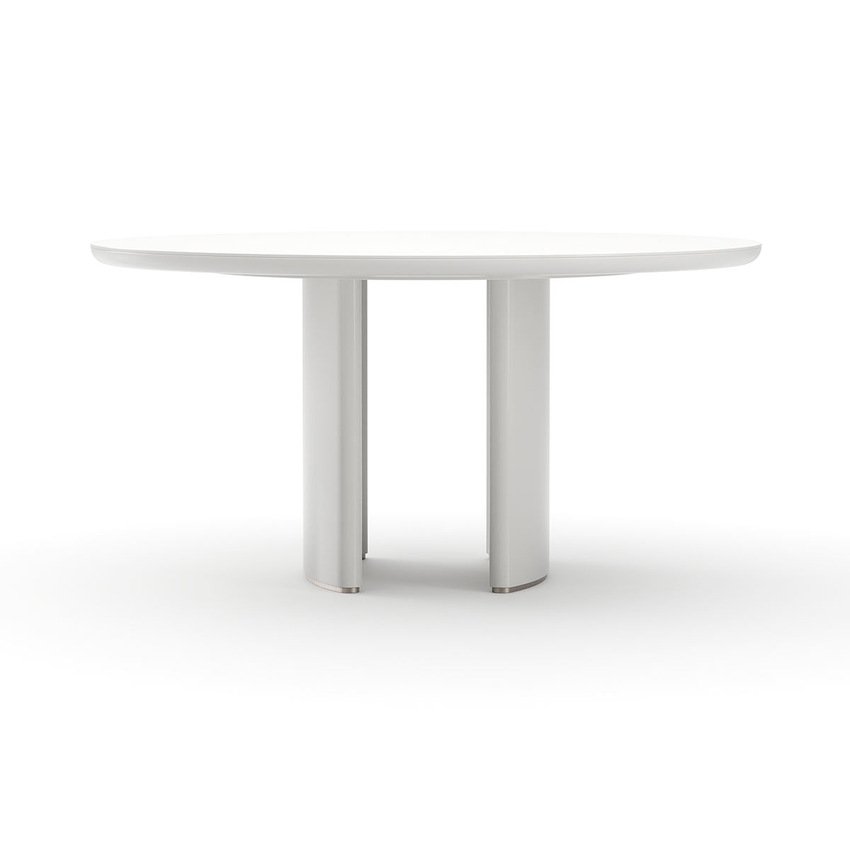 Tobie Round Dining Table – Latte - Image 2