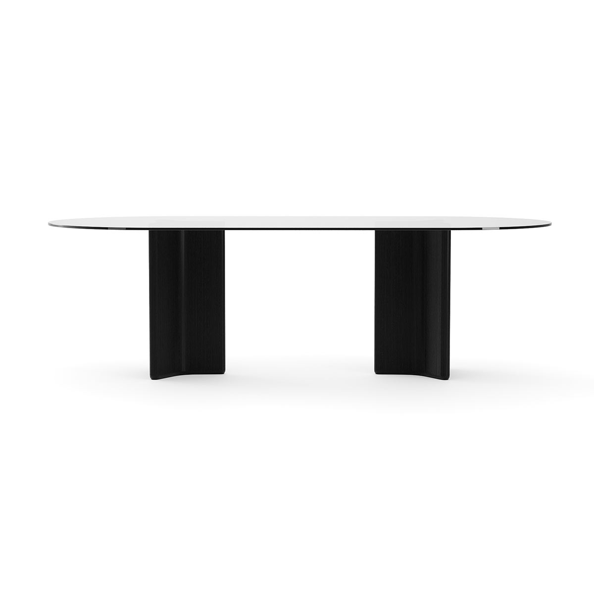 Viola Dining Table – Smoked Glass - Image 4