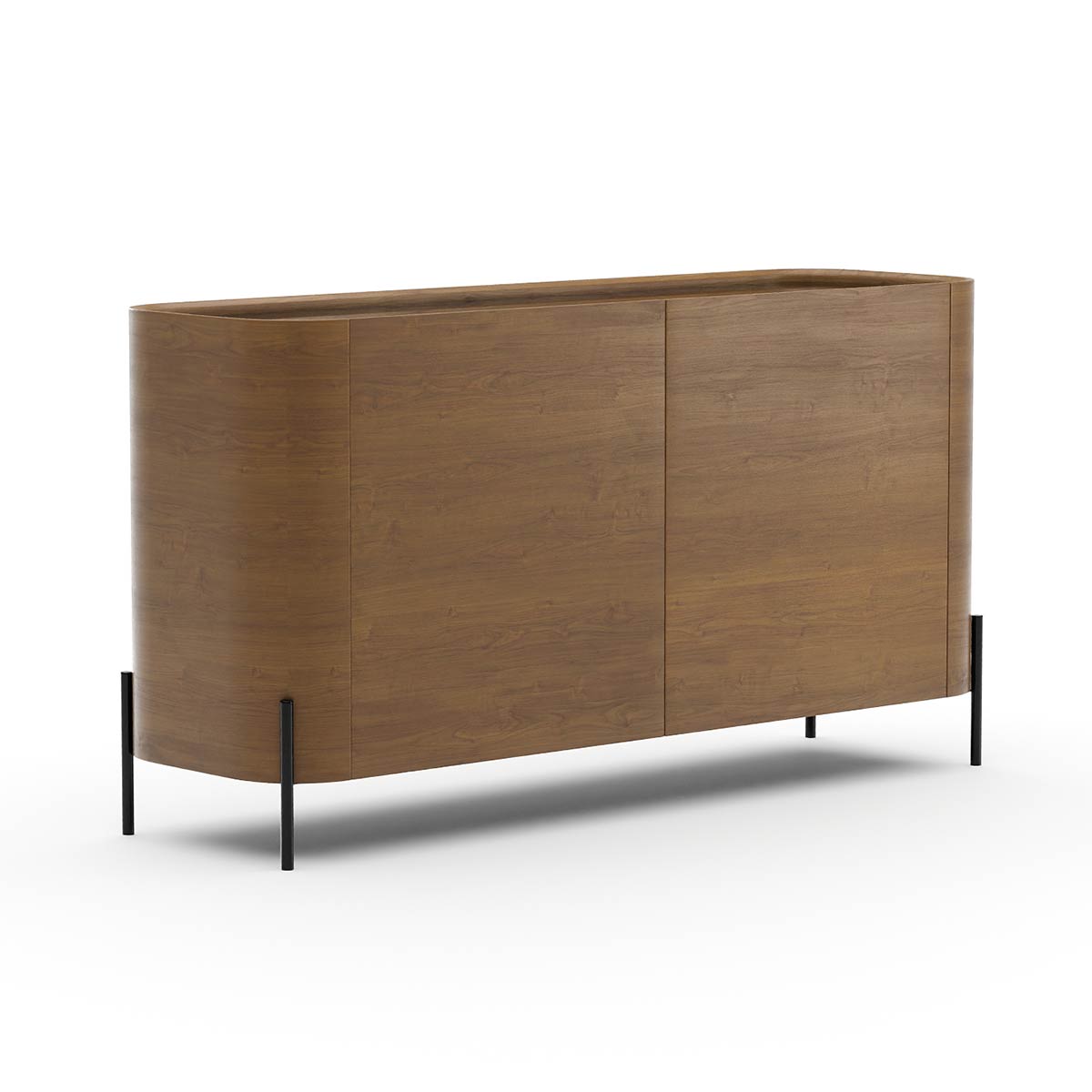 Atom Sideboard – Chocolate Nougat | Caracole Spring 2026 | Elegant Contemporary Luxury Exclusive Designer Furniture