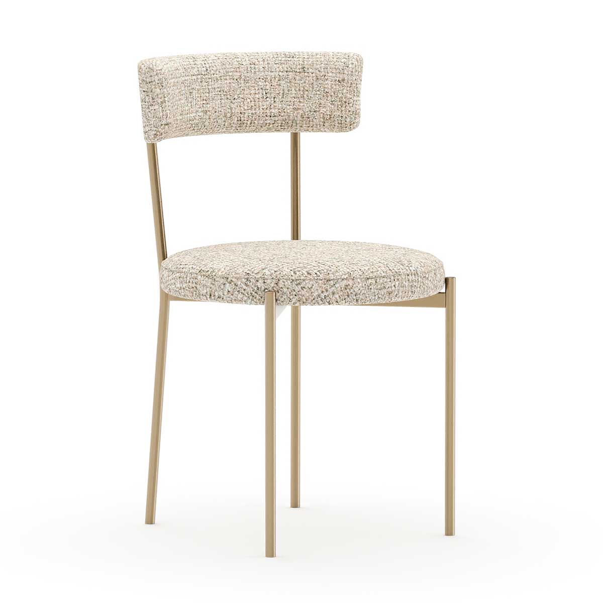Moxie Dining Chair – Ivory | Caracole Spring 2026 | Elegant Contemporary Luxury Exclusive Designer Furniture
