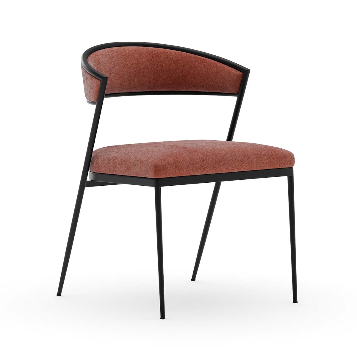 Dario Side Chair – Rouge | Caracole Spring 2026 | Elegant Contemporary Luxury Exclusive Designer Furniture