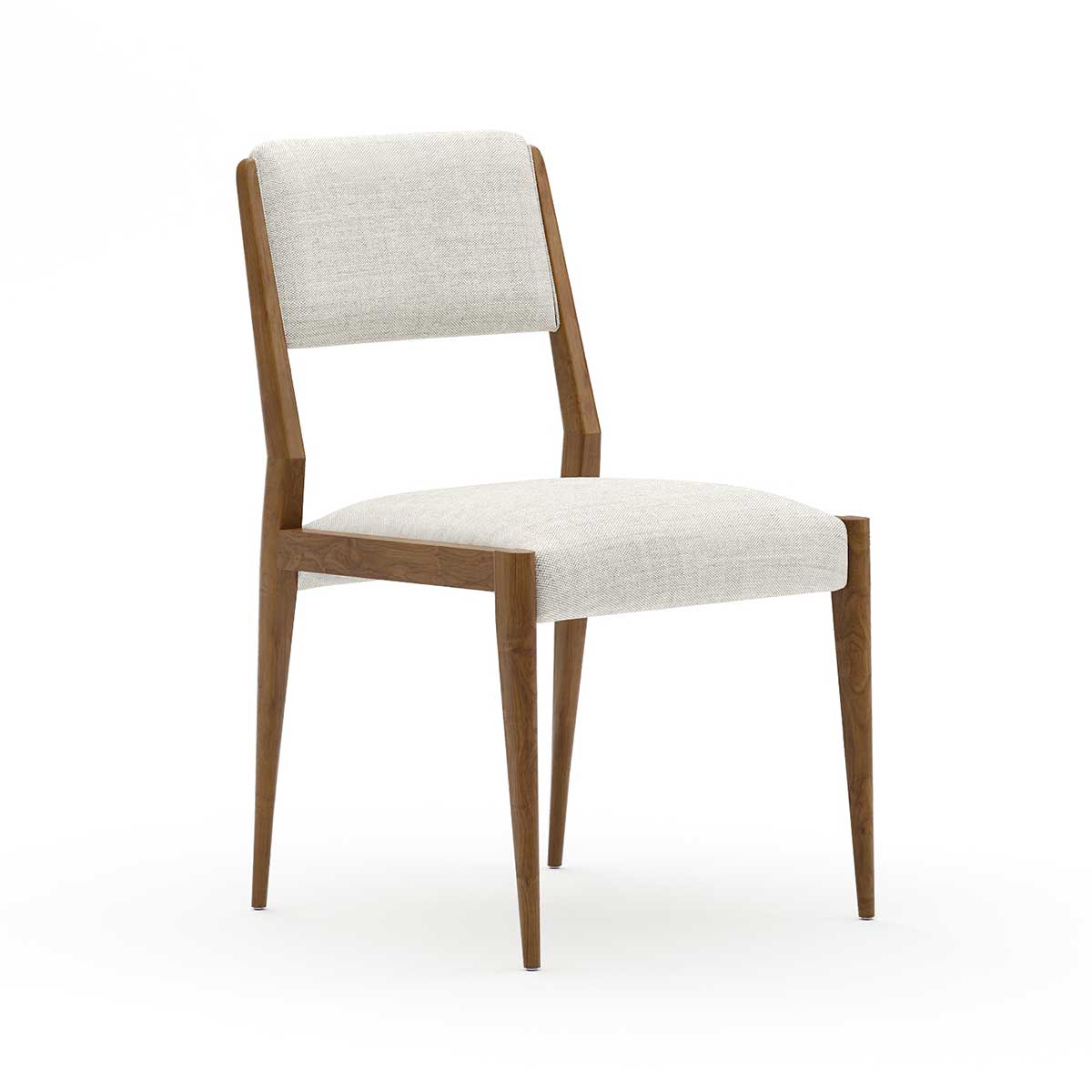 Sylvie Side Chair – Natural Walnut | Caracole Spring 2026 | Elegant Contemporary Luxury Exclusive Designer Furniture