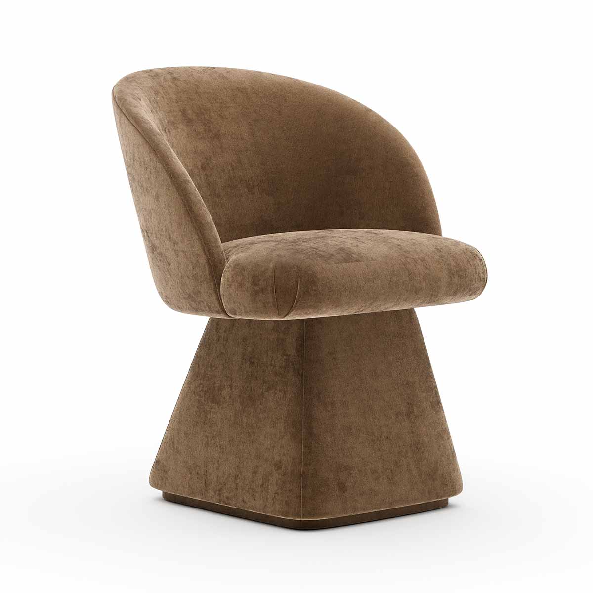 Vuelta Dining Chair – Camel | Caracole Spring 2026 | Elegant Contemporary Luxury Exclusive Designer Furniture