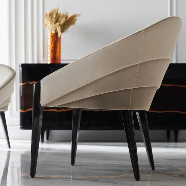 On All Levels Dining Chair | Caracole Signature Metropolitan Collection | Elegant Contemporary Luxury Exclusive Designer Furniture
