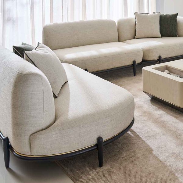 Madera Sectional | Caracole Fall 2025 | Elegant Contemporary Luxury Exclusive Designer Furniture